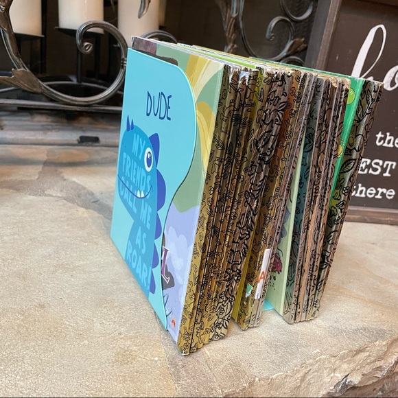 Dinosaur Blue Adjustable Bookends Desktop Bookshelf - Picture 14 of 16